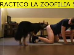 [ Dog Knot Penetration ] Brazilian chap cheats on his boyfriend by fucking with his dark dog